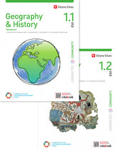 GEOGRAPHY & HISTORY 1 (1.1-1.2) (C COMMUNITY) | Varios autores | 9788468284293 (VICENS VIVES)